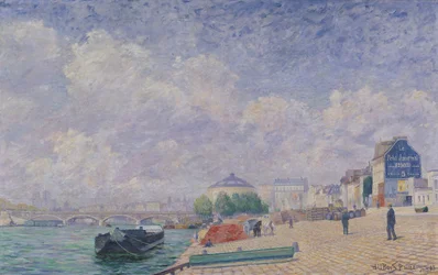 La Seine à Bercy, 1885